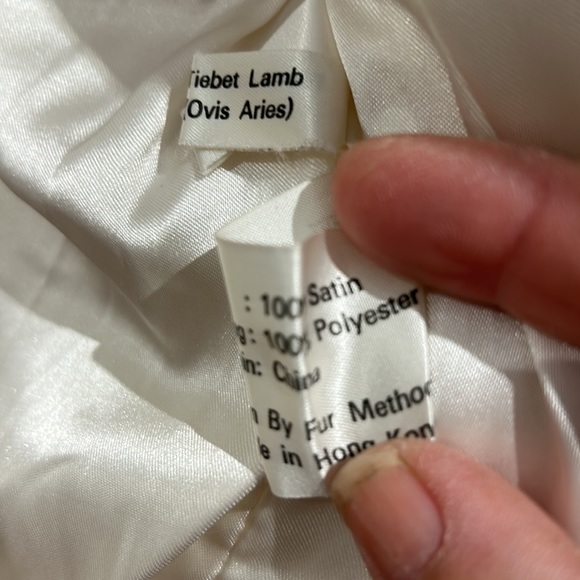 Vintage Wilson’s Leather & Tibetan Lamb Fur Detachable Sleeve Jacket/ Vest Combo - Picture 11 of 15